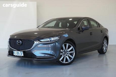 Grey 2022 Mazda 6 Sedan Atenza