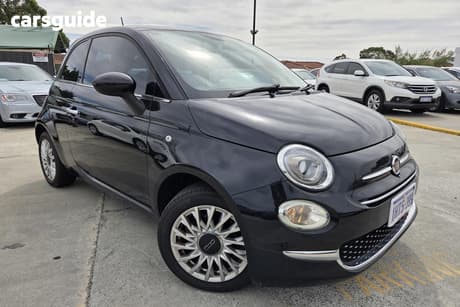 Black 2018 Fiat 500 Hatchback Lounge
