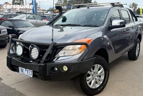 Grey 2012 Mazda BT-50 Dual Cab Utility Xtr (4X4)