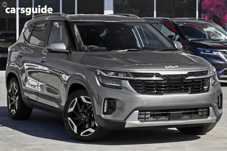 Grey 2025 Kia Seltos Wagon Gt-Line (Awd) (Two-Tone)