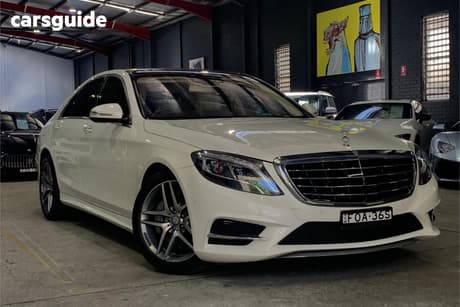 White 2017 Mercedes-Benz S350 Saloon D L