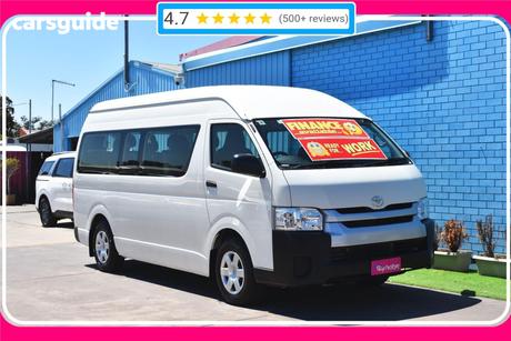 White 2018 Toyota HiAce Bus Commuter