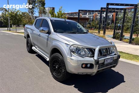 Silver 2017 Mitsubishi Triton Dual Cab Utility Exceed (4X4)