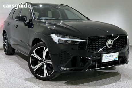 Black 2023 Volvo XC60 Wagon Ultimate B6 Dark Mhev