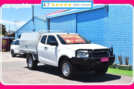 White 2020 Isuzu D-MAX Space Cab Chassis Sx (4X4)