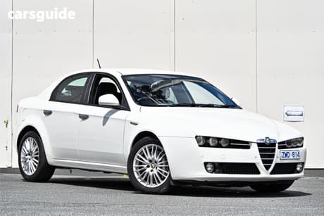 White 2012 Alfa Romeo 159 Sedan 3.2 V6 Ti