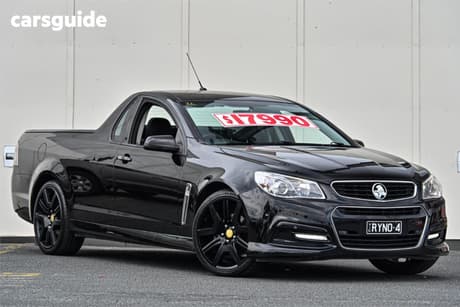 Black 2014 Holden UTE Utility Sv6