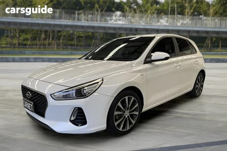 White 2018 Hyundai I30 Hatchback Trophy Limited Edition