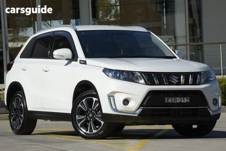 White 2019 Suzuki Vitara Wagon Turbo