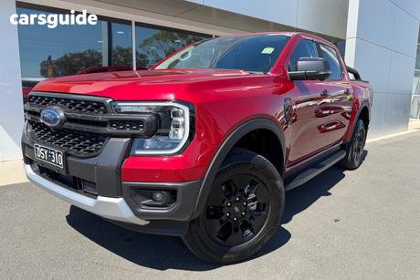 Red 2025 Ford Ranger Double Cab Pick Up Phev Sport (4X4)