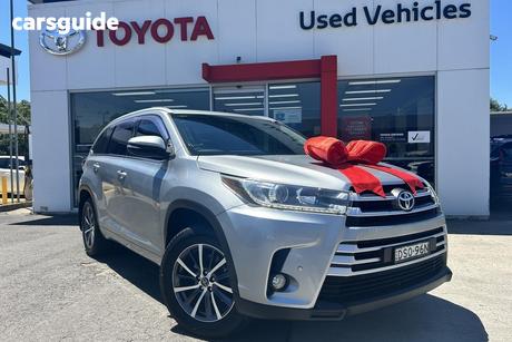 Silver 2016 Toyota Kluger Wagon Gxl (4X2)