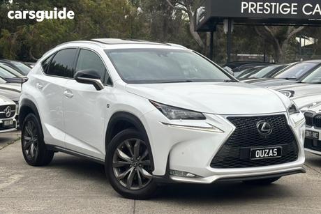 White 2015 Lexus NX200T Wagon F Sport (Awd)