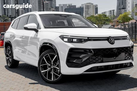 White 2025 Volkswagen Tayron Wagon 195Tsi R-Line 4Motion