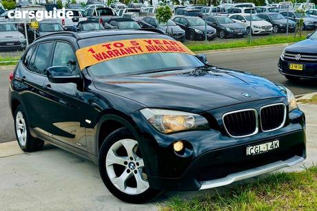 Black 2012 BMW X1 Wagon Sdrive 20D