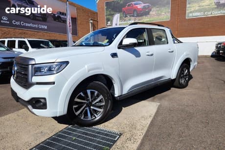 White 2025 GWM Cannon Dual Cab Utility Lux (4X4)