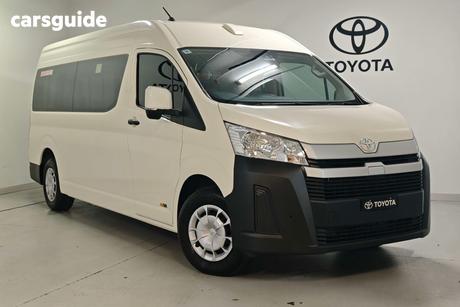 White 2024 Toyota HiAce Bus Slwb Commuter (12 Seats)