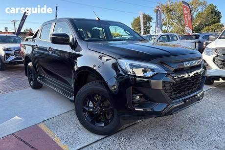 Black 2025 Isuzu D-MAX Crew Cab Utility X-Rider (4X4)