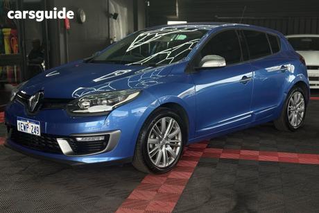 Blue 2015 Renault Megane Hatchback Gt-Line Premium