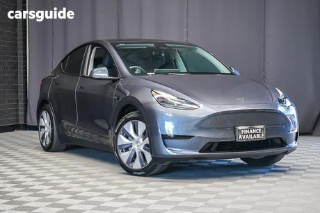 Grey 2023 Tesla Model Y Wagon Rear-Wheel Drive