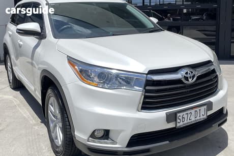 White 2016 Toyota Kluger Wagon Gx (4X2)