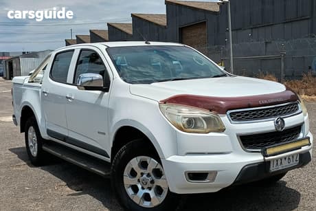 White 2013 Holden Colorado Crew Cab Pickup Ltz (4X2)