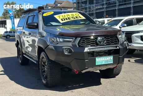 Silver 2021 Toyota Hilux Double Cab Pick Up Rugged X (4X4)