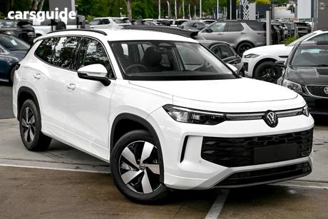 White 2025 Volkswagen Tayron Wagon 150Tsi Life 4Motion