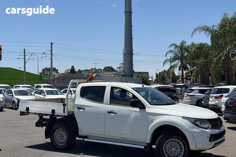 White 2018 Mitsubishi Triton Dual Cab Utility Glx