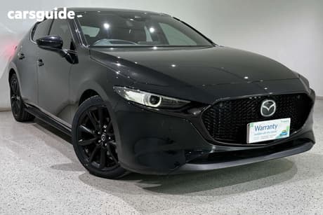 Black 2021 Mazda 3 Hatchback G25 Astina