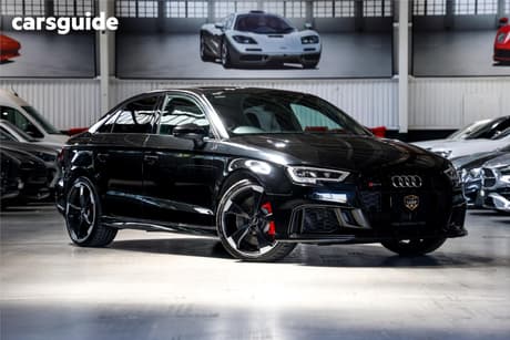 Black 2018 Audi RS3 Sedan Quattro
