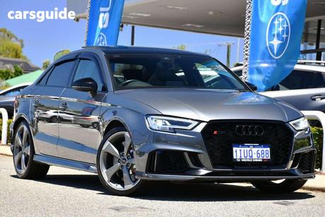 Grey 2018 Audi RS3 Sedan Quattro