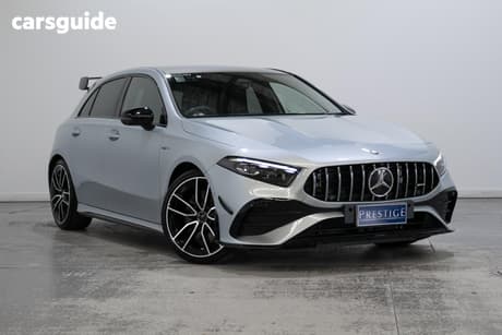 Silver 2025 Mercedes-Benz A35 Hatchback 4Matic