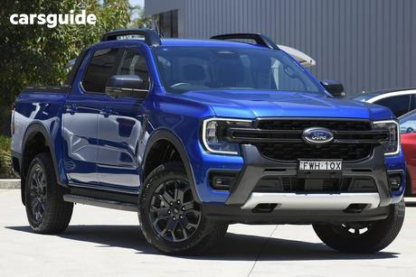 Blue 2025 Ford Ranger Double Cab Pick Up Wildtrak 3.0 (4X4)