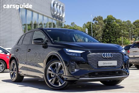 Black 2025 Audi Q4 E-Tron Wagon 45