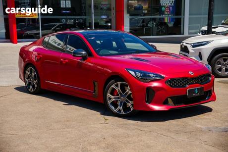 Red 2017 Kia Stinger Sedan Gt (Black Leather)