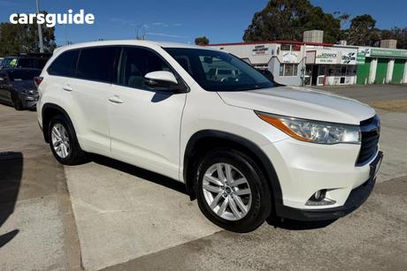 White 2016 Toyota Kluger Wagon Gx (4X4)
