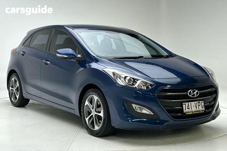 Blue 2015 Hyundai I30 Hatchback Active X