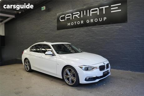 White 2017 BMW 330I Sedan Sport Line