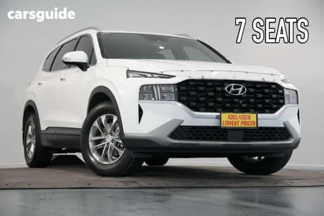 White 2021 Hyundai Santa FE Wagon Crdi (Awd)