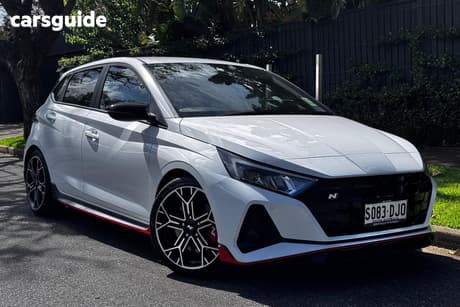 White 2026 Hyundai I20 Hatchback N