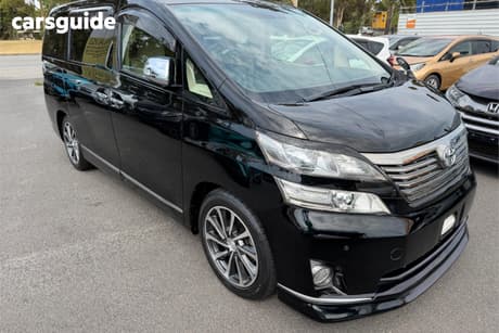 Black 2010 Toyota Vellfire SUV Z