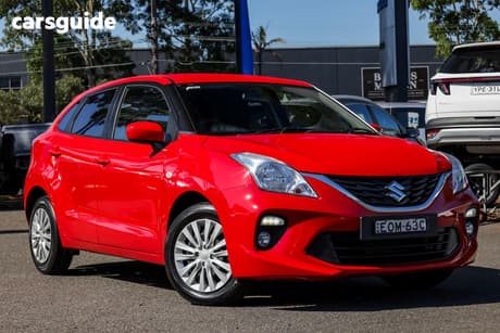 Red 2021 Suzuki Baleno Hatchback Gl