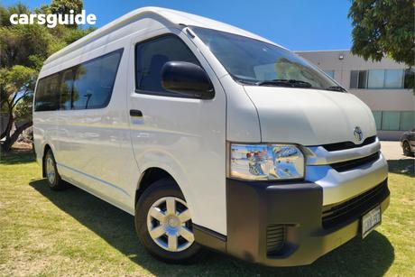 White 2018 Toyota HiAce Bus Commuter
