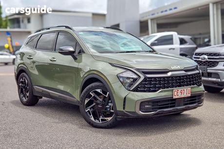 Green 2022 Kia Sportage Wagon Sx+ (Awd)