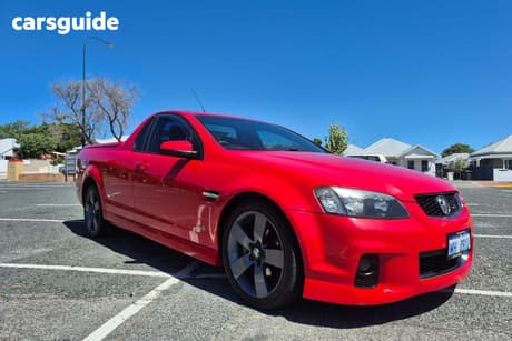 Red 2012 Holden Commodore Utility Sv6