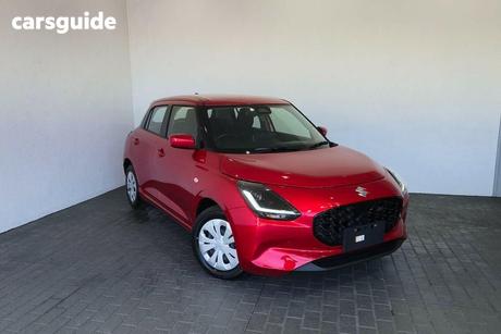 Red 2025 Suzuki Swift Hatchback Hybrid