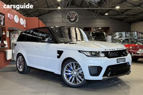 White 2016 Land Rover Range Rover Sport Wagon Svr