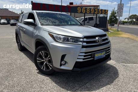 Silver 2017 Toyota Kluger Wagon Gx (4X2)