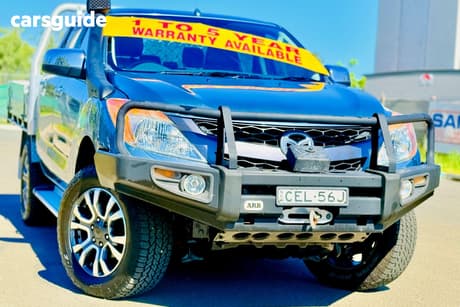 Blue 2012 Mazda BT-50 Dual Cab Utility Gt (4X4)