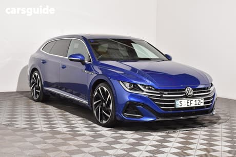 Blue 2022 Volkswagen Arteon Wagon 206Tsi R-Line Shooting Brake